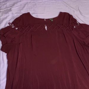 👗EUC TORRID MAROON DRESS👗